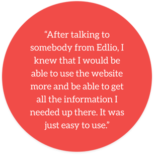 The Computer School parent communication easy to use website quote