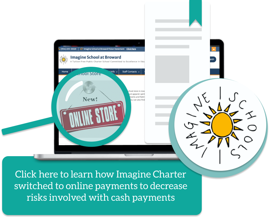 Click here to learn how Imagine Charter switched to online payments to decrease risks involved with cash payments