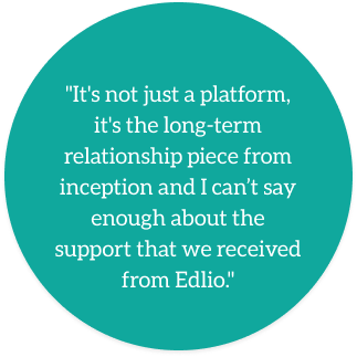 Lynwood USD blockquote _Its not just a platform, its the long-term relationship piece from inception and I cant say enough about the support that we received from Edlio._